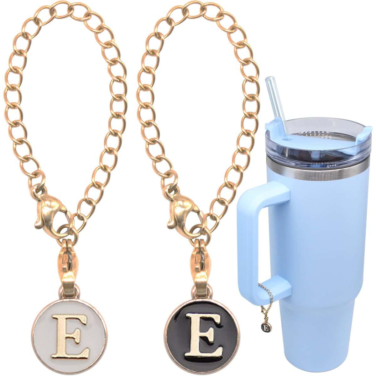 Custom Stanley Tumbler Cup Charm Accessories for Water Bottle Name